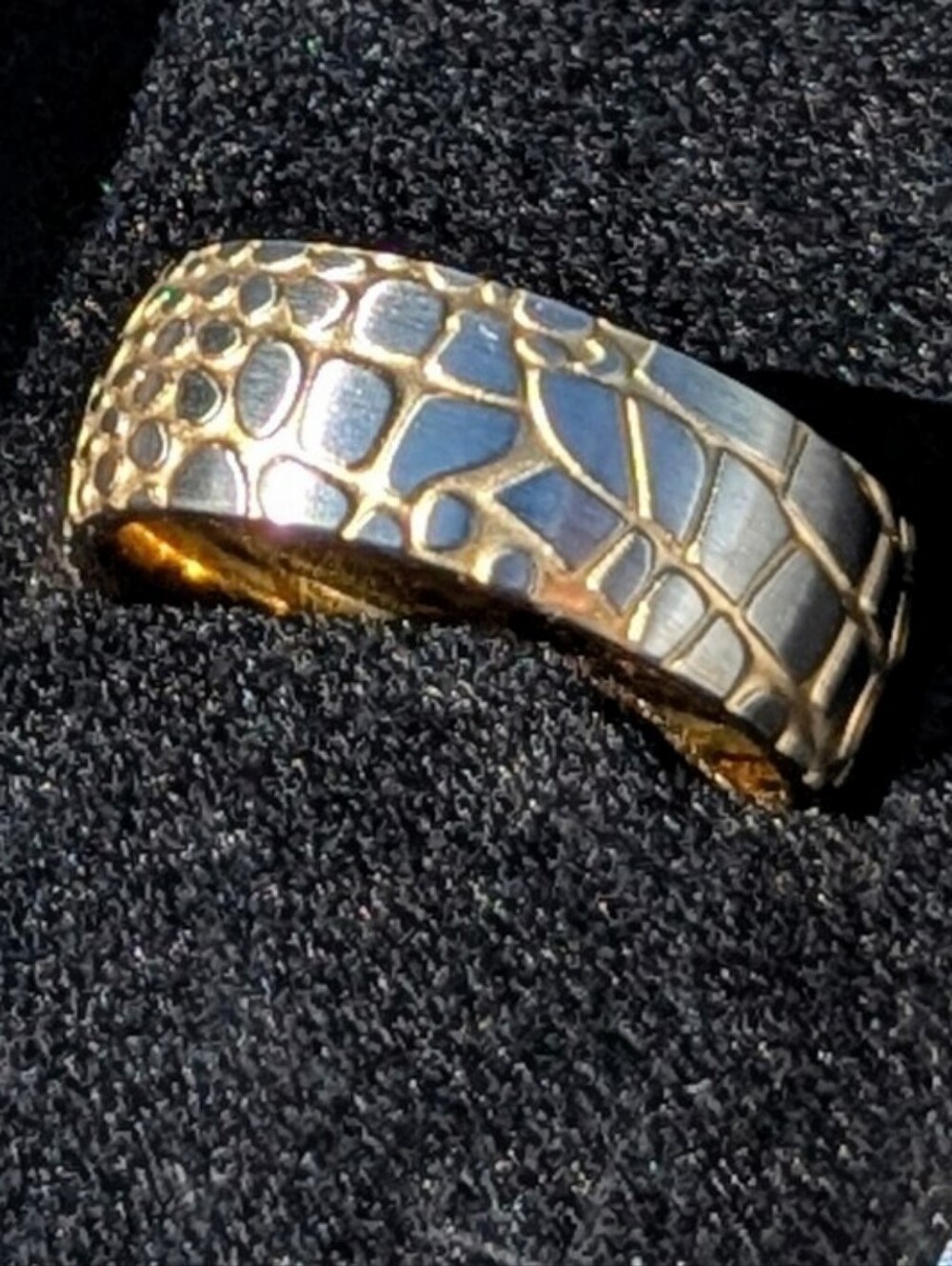 Golden Super Conductor Style Ring Sz 8, 10, 11